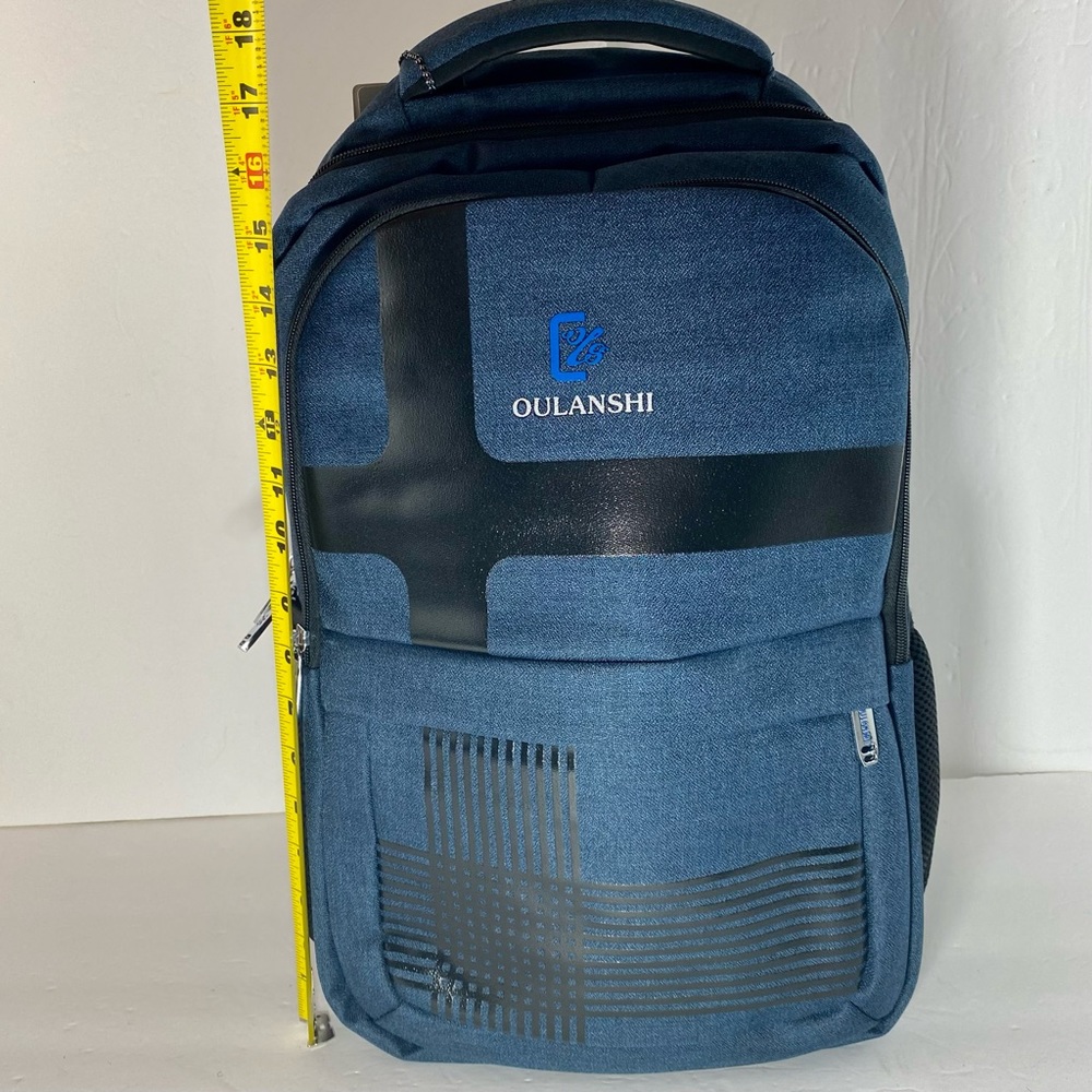 Oulanshi School Business Laptop Backpack with USB Charging Port - Picture 10 of 17